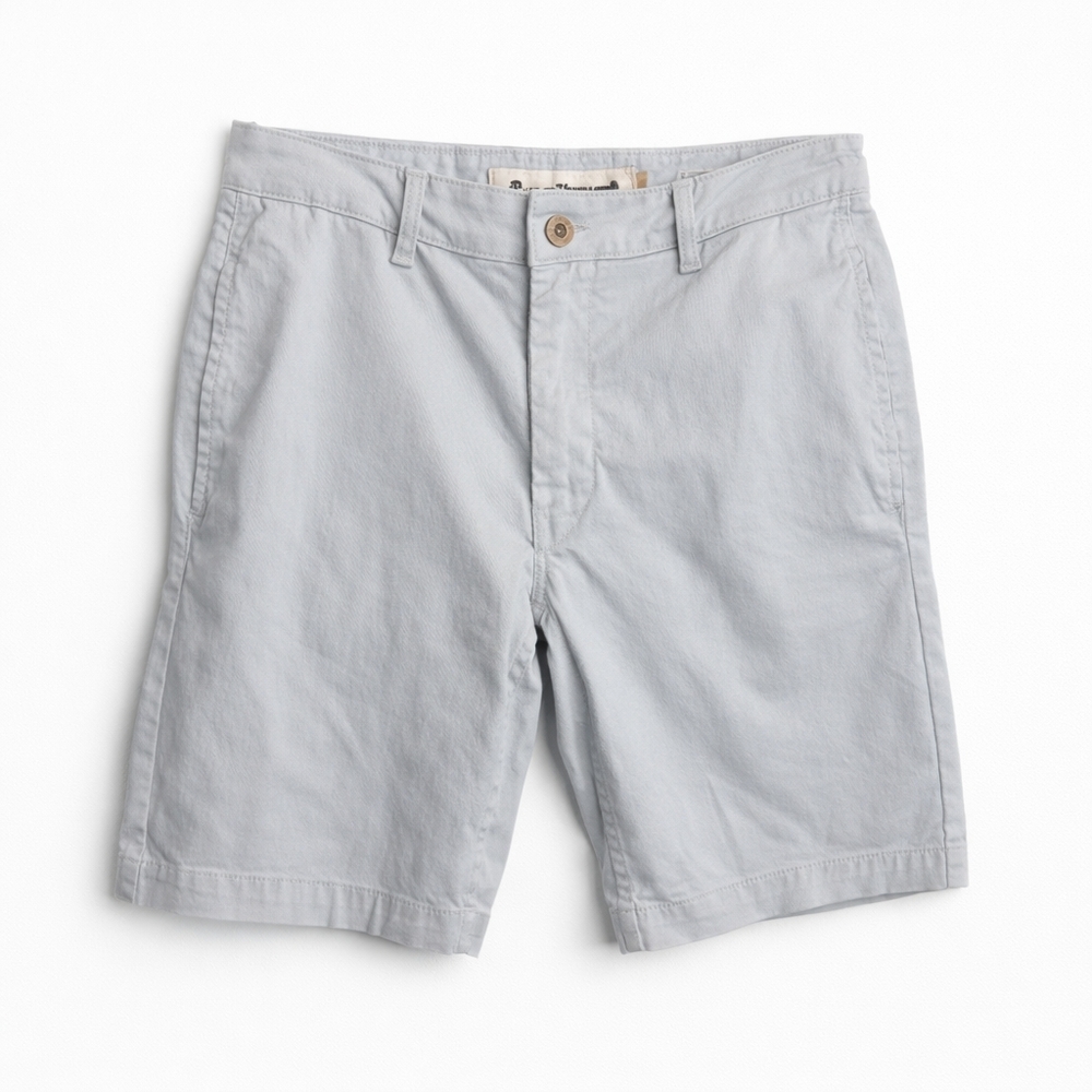 Taylor Vintage Greenwich Slim Fit Shorts Gray 9" Inseam Comfort Stretch Waist 30